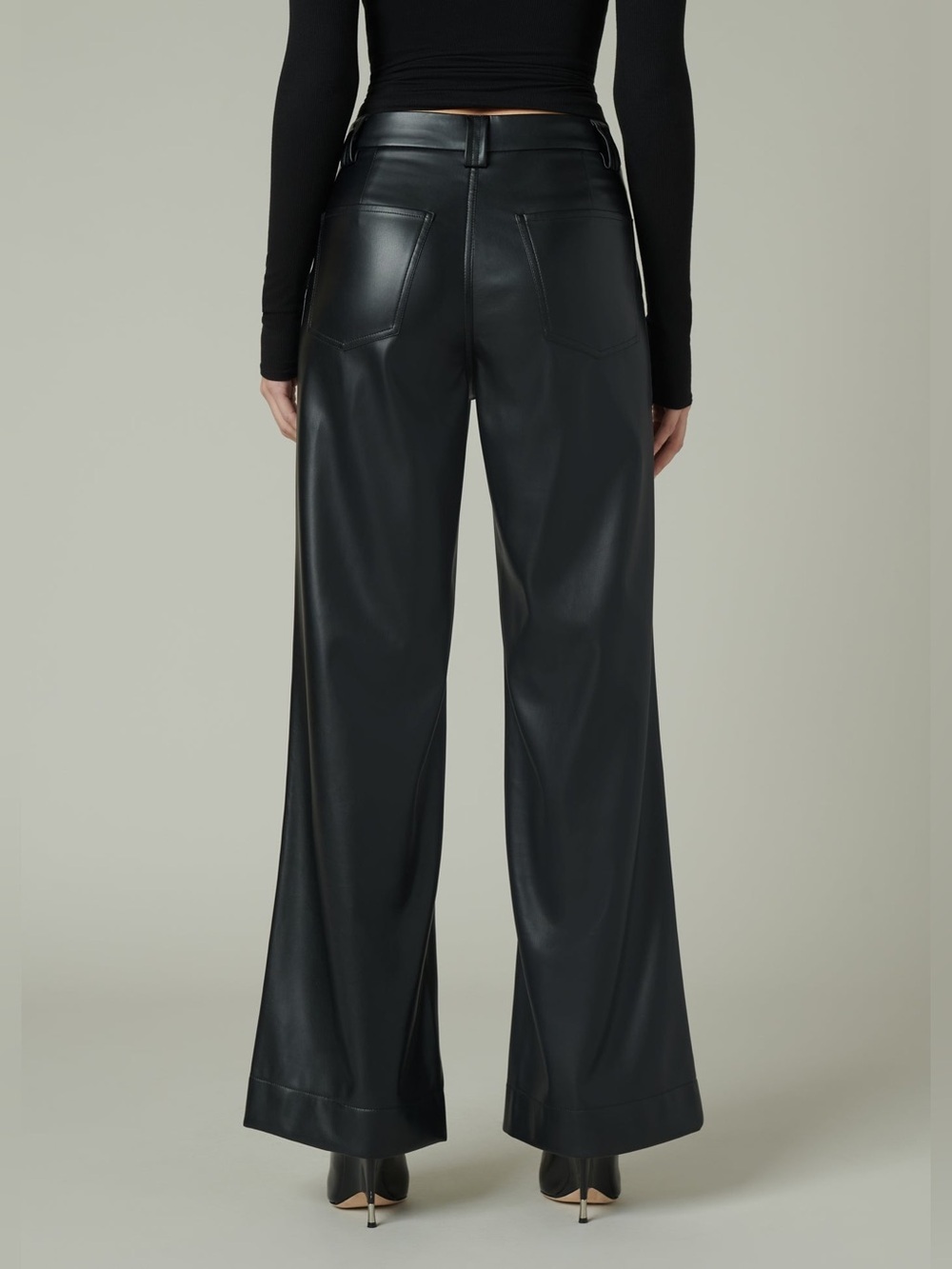 *NWT* Joe’s Jeans The Mia Vegan Leather Trouser - Picture 2 of 9